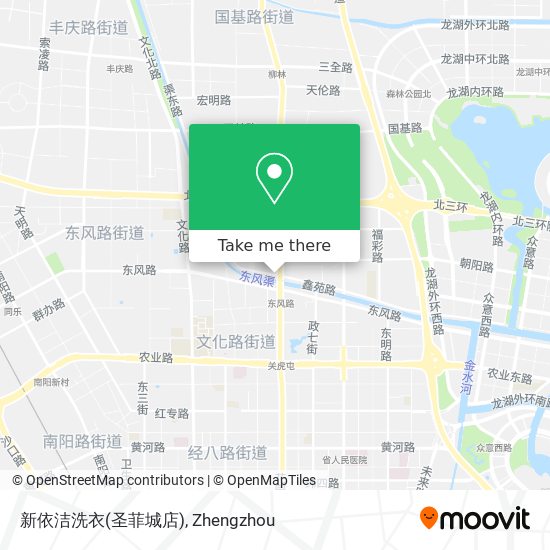 新依洁洗衣(圣菲城店) map