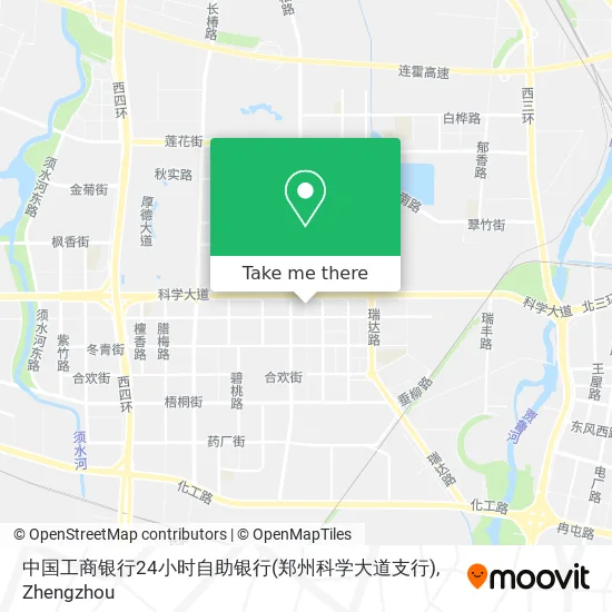 中国工商银行24小时自助银行(郑州科学大道支行) map
