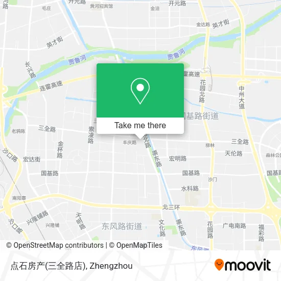 点石房产(三全路店) map