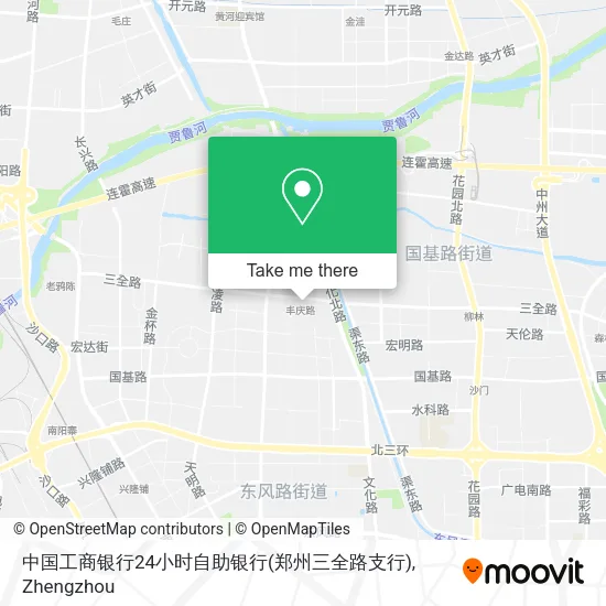 中国工商银行24小时自助银行(郑州三全路支行) map