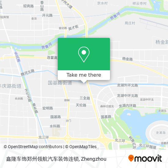 鑫隆车饰郑州领航汽车装饰连锁 map