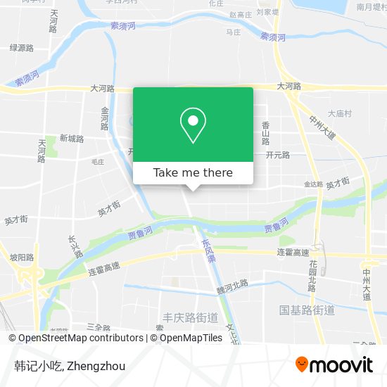 韩记小吃 map