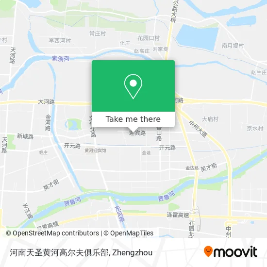 河南天圣黄河高尔夫俱乐部 map