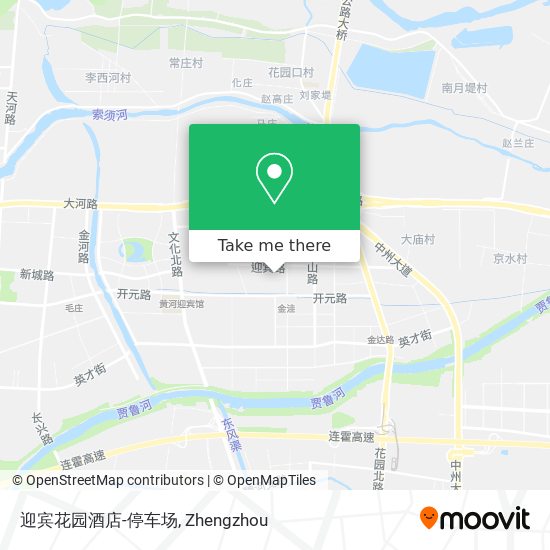 迎宾花园酒店-停车场 map