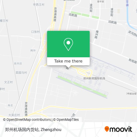 郑州机场国内货站 map