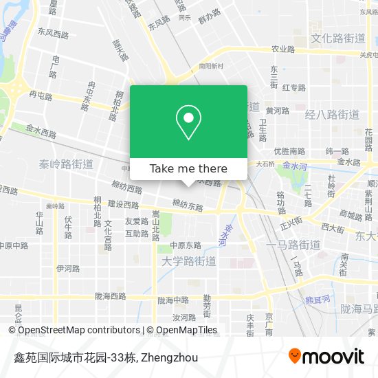 鑫苑国际城市花园-33栋 map