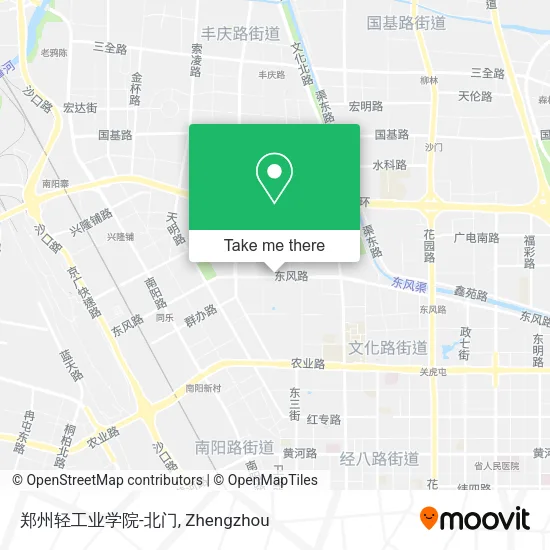 郑州轻工业学院-北门 map