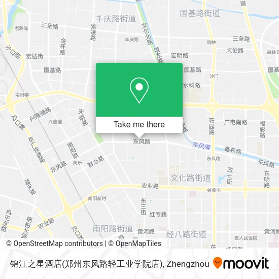 锦江之星酒店(郑州东风路轻工业学院店) map