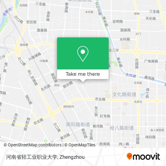 河南省轻工业职业大学 map