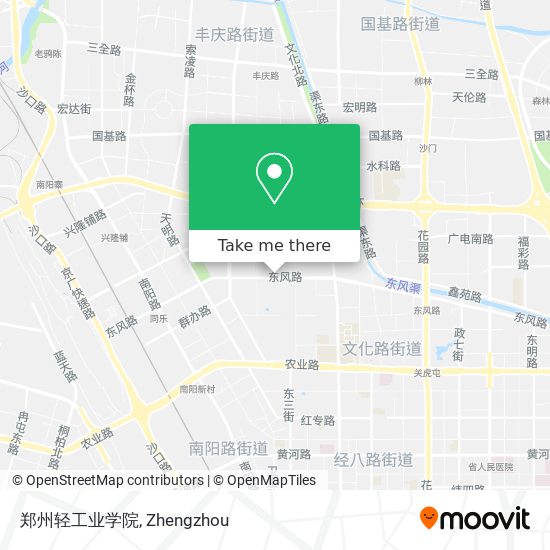 郑州轻工业学院 map