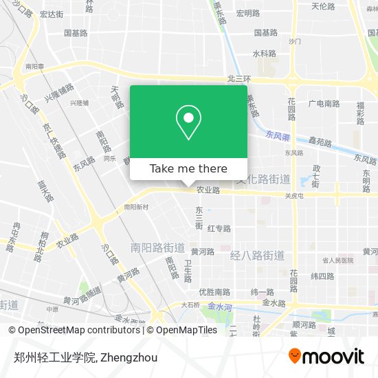 郑州轻工业学院 map