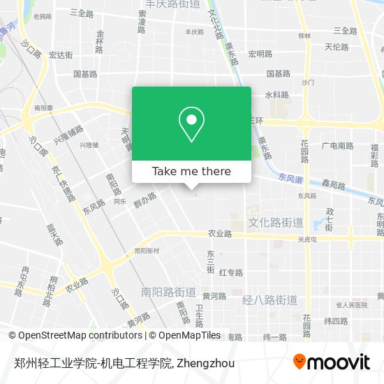 郑州轻工业学院-机电工程学院 map