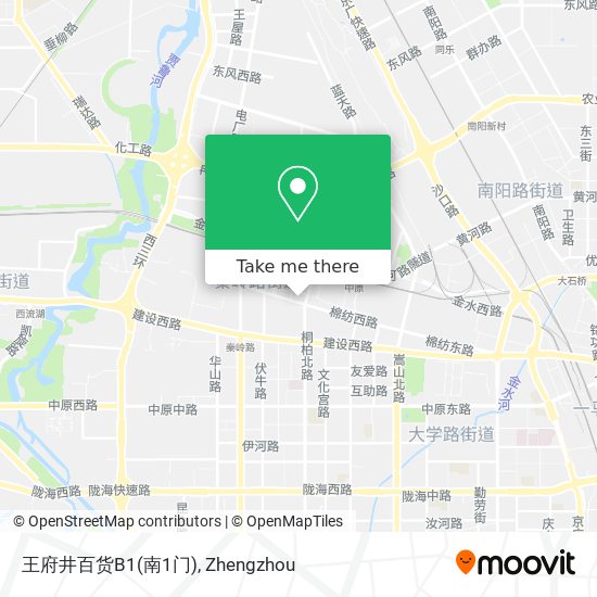 王府井百货B1(南1门) map
