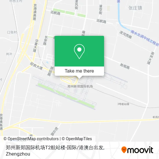 郑州新郑国际机场T2航站楼-国际/港澳台出发 map