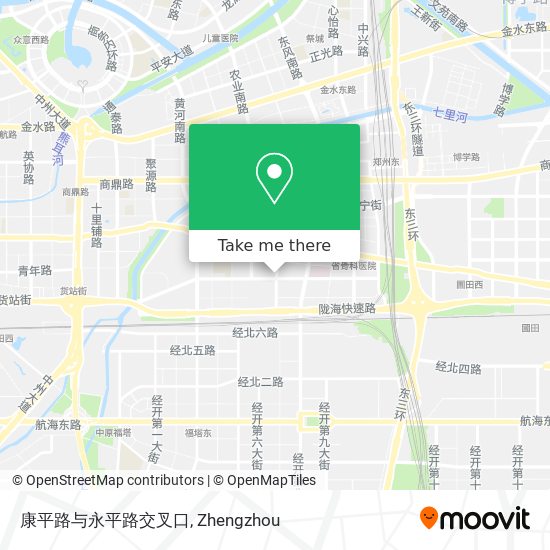 康平路与永平路交叉口 map