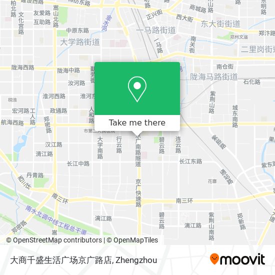 大商千盛生活广场京广路店 map