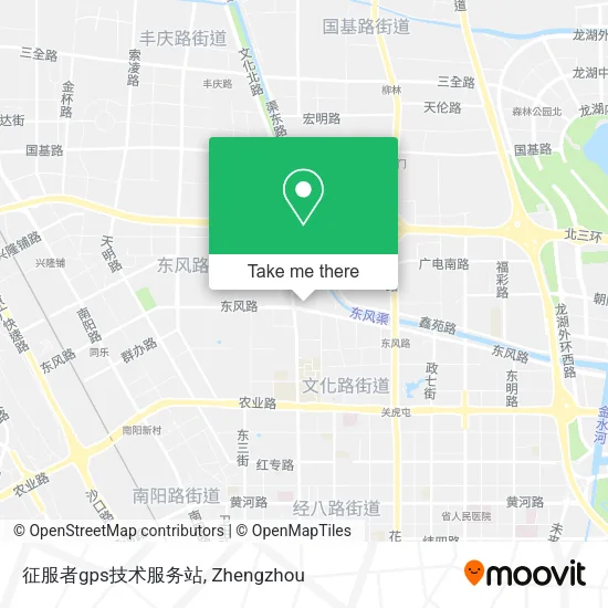 征服者gps技术服务站 map