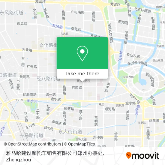 雅马哈建设摩托车销售有限公司郑州办事处 map