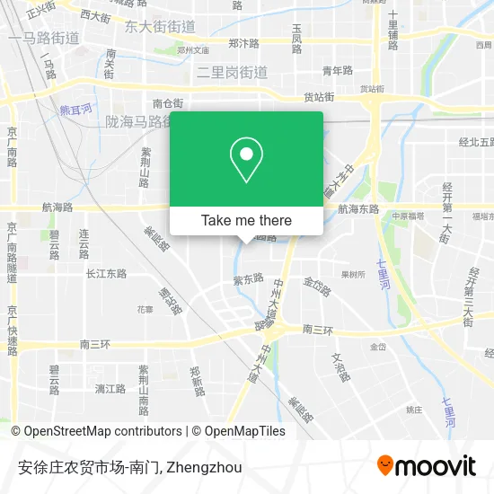 安徐庄农贸市场-南门 map