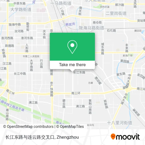 长江东路与连云路交叉口 map
