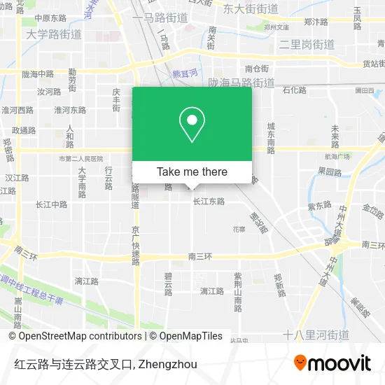 红云路与连云路交叉口 map