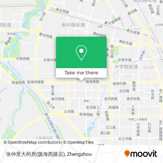 张仲景大药房(陇海西路店) map