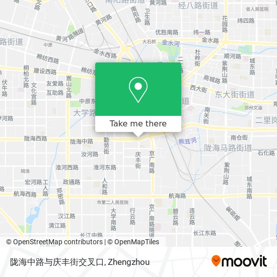 陇海中路与庆丰街交叉口 map