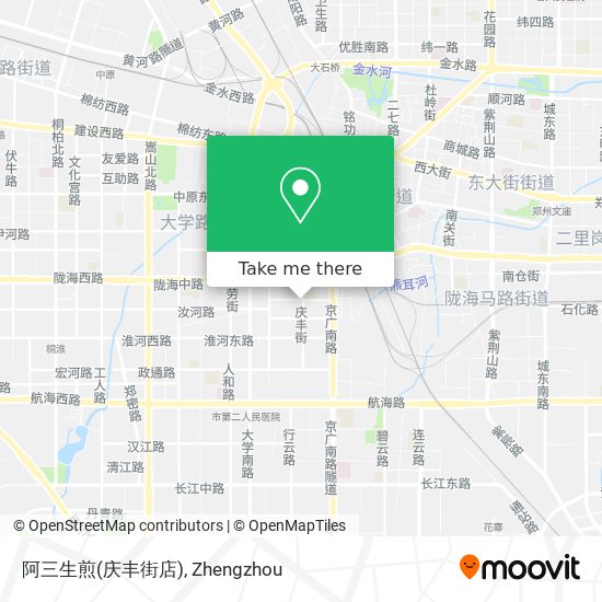 阿三生煎(庆丰街店) map
