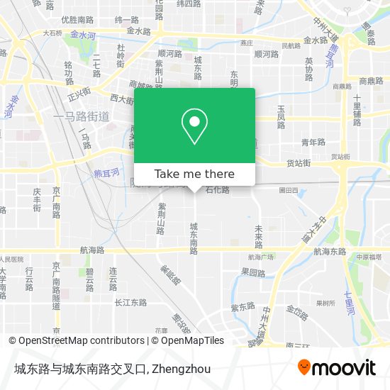 城东路与城东南路交叉口 map