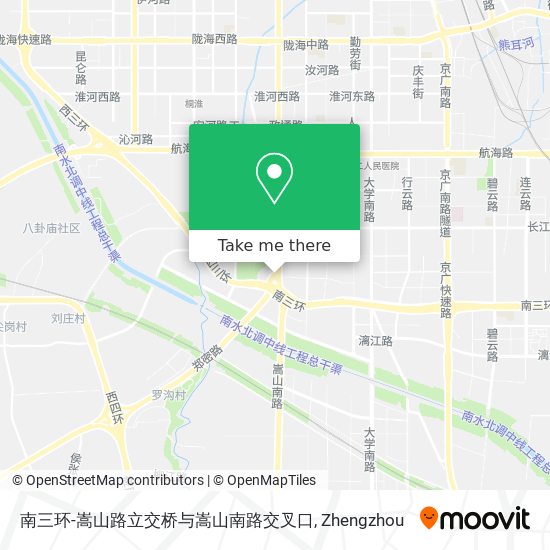 南三环-嵩山路立交桥与嵩山南路交叉口 map