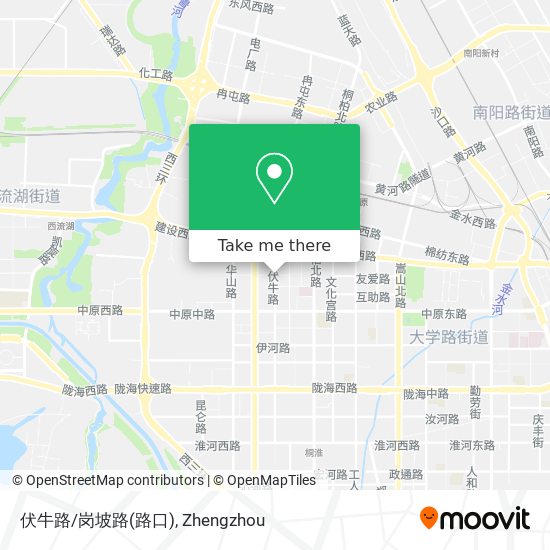 伏牛路/岗坡路(路口) map