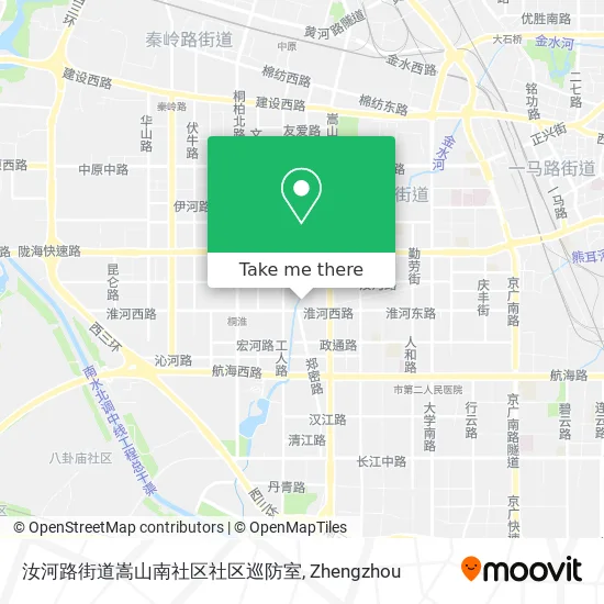 汝河路街道嵩山南社区社区巡防室 map