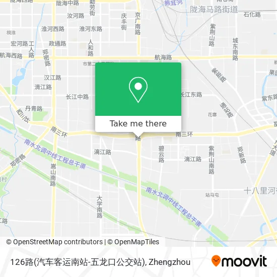 126路(汽车客运南站-五龙口公交站) map