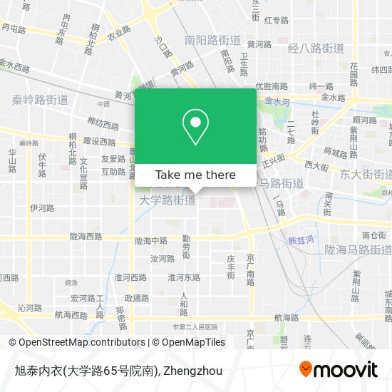 旭泰内衣(大学路65号院南) map