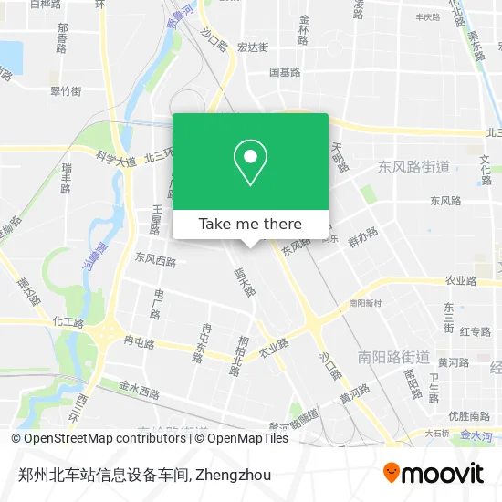 郑州北车站信息设备车间 map