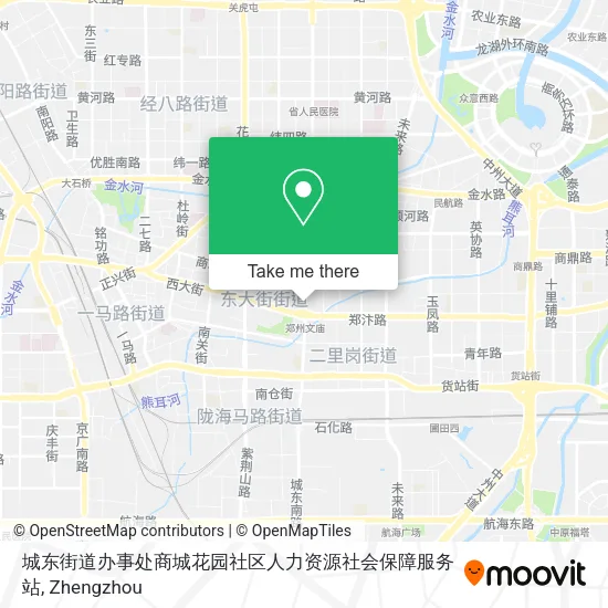 城东街道办事处商城花园社区人力资源社会保障服务站 map