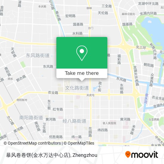 暴风卷卷饼(金水万达中心店) map