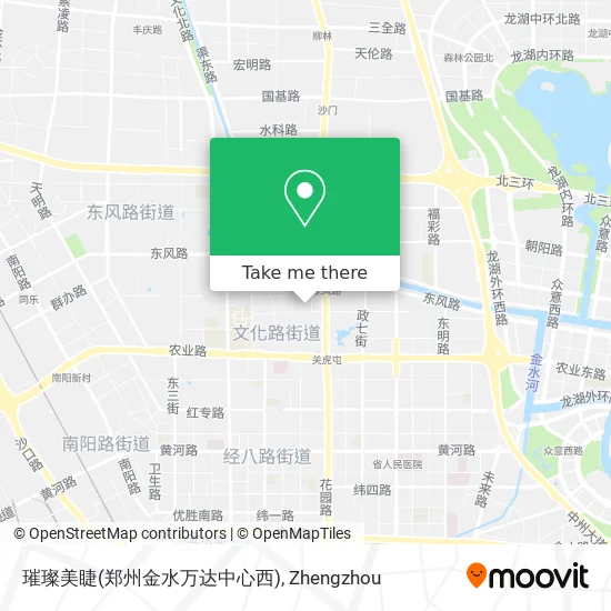 璀璨美睫(郑州金水万达中心西) map