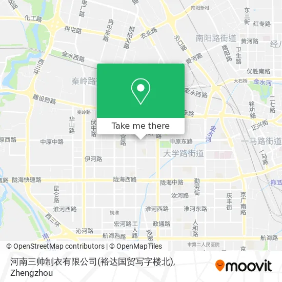 河南三帅制衣有限公司(裕达国贸写字楼北) map