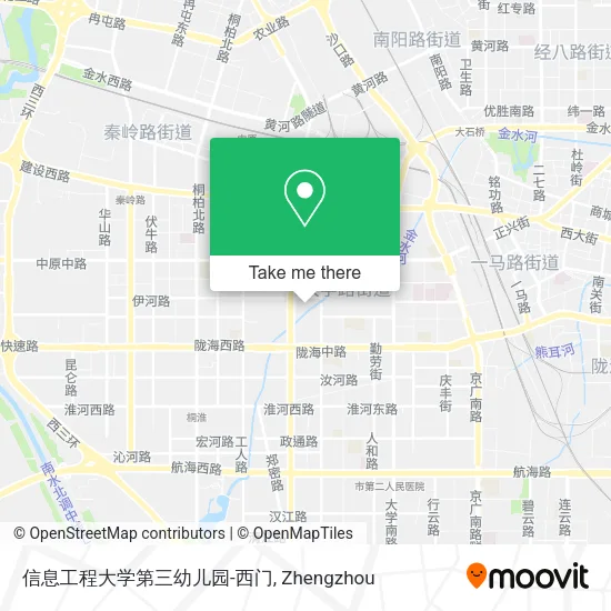 信息工程大学第三幼儿园-西门 map
