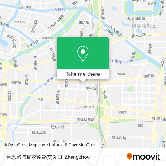 普惠路与榆林南路交叉口 map