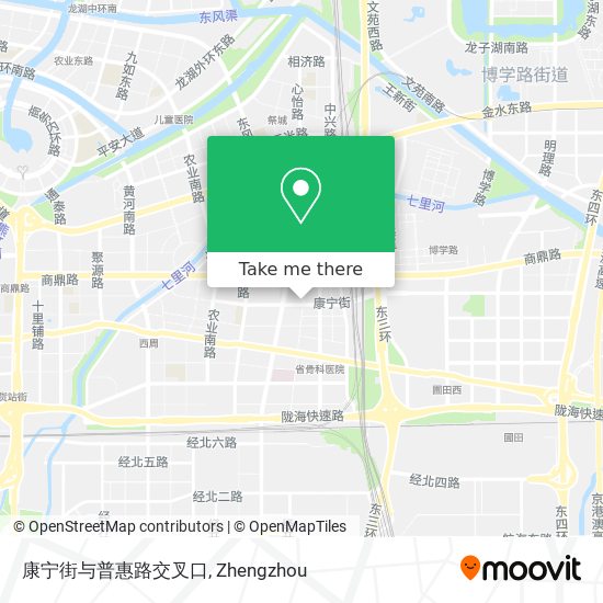 康宁街与普惠路交叉口 map