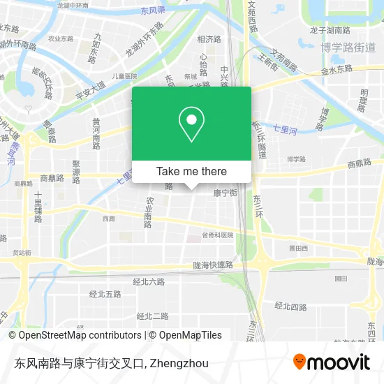 东风南路与康宁街交叉口 map