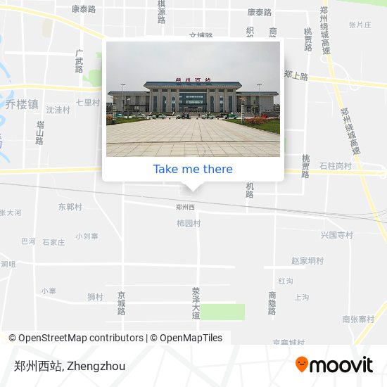 郑州西站 map