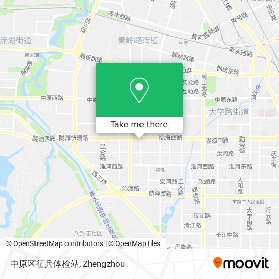 中原区征兵体检站 map