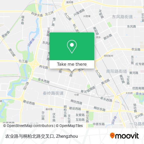 农业路与桐柏北路交叉口 map