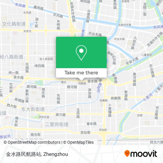 金水路民航路站 map