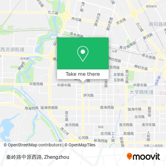 秦岭路中原西路 map