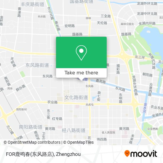 FOR鹿鸣春(东风路店) map