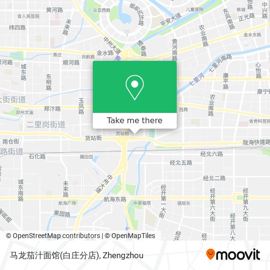 马龙茄汁面馆(白庄分店) map